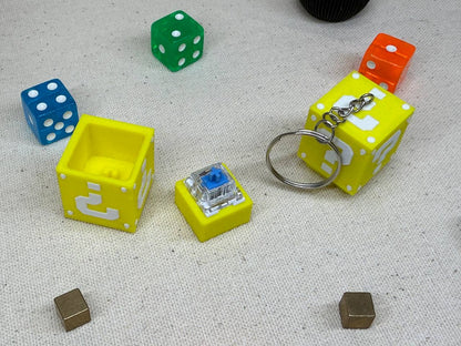 Llavero 3D - Click fidget de interrogacion