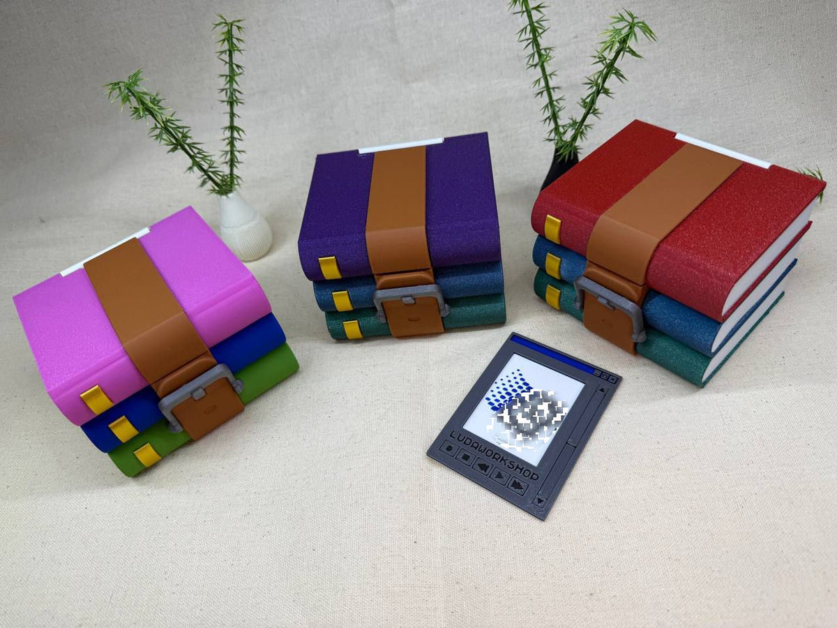 Caja para cartas decorativa TCG - Libros comprimidos