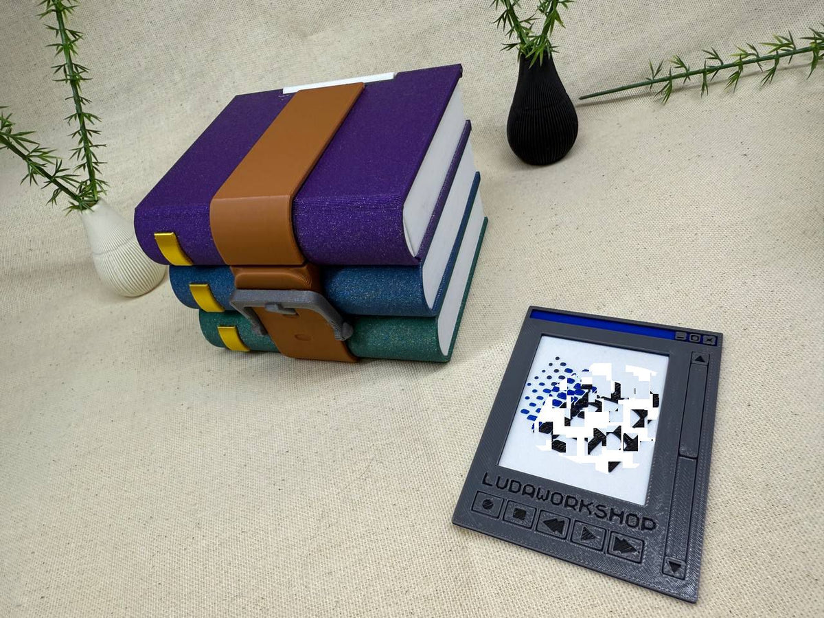 Caja para cartas decorativa TCG - Libros comprimidos