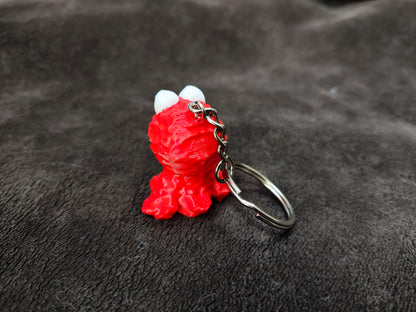 Llavero 3D - Peluche Rojo