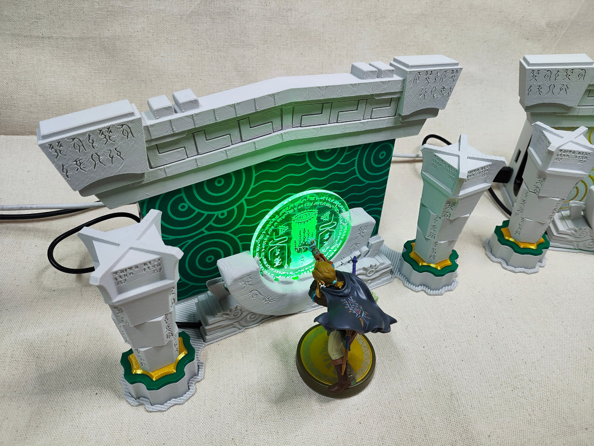 Templo con Luz - Protector decorativo para base de Consola normal/Oled/2