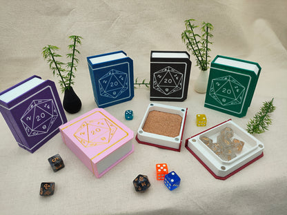 Caja Libro personalizable para dados de Rol