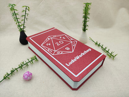 Caja Libro XXL personalizable para dados de Rol