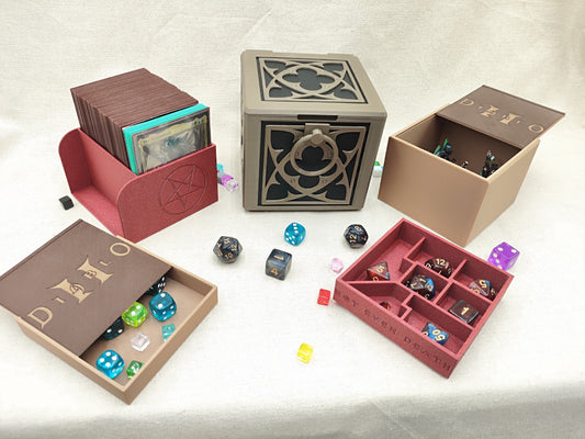 Caja para cartas decorativa TCG - Caja demónica
