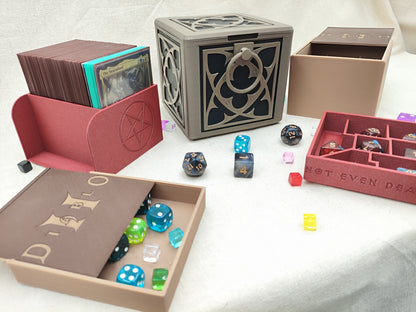 Caja para cartas decorativa TCG - Caja demónica