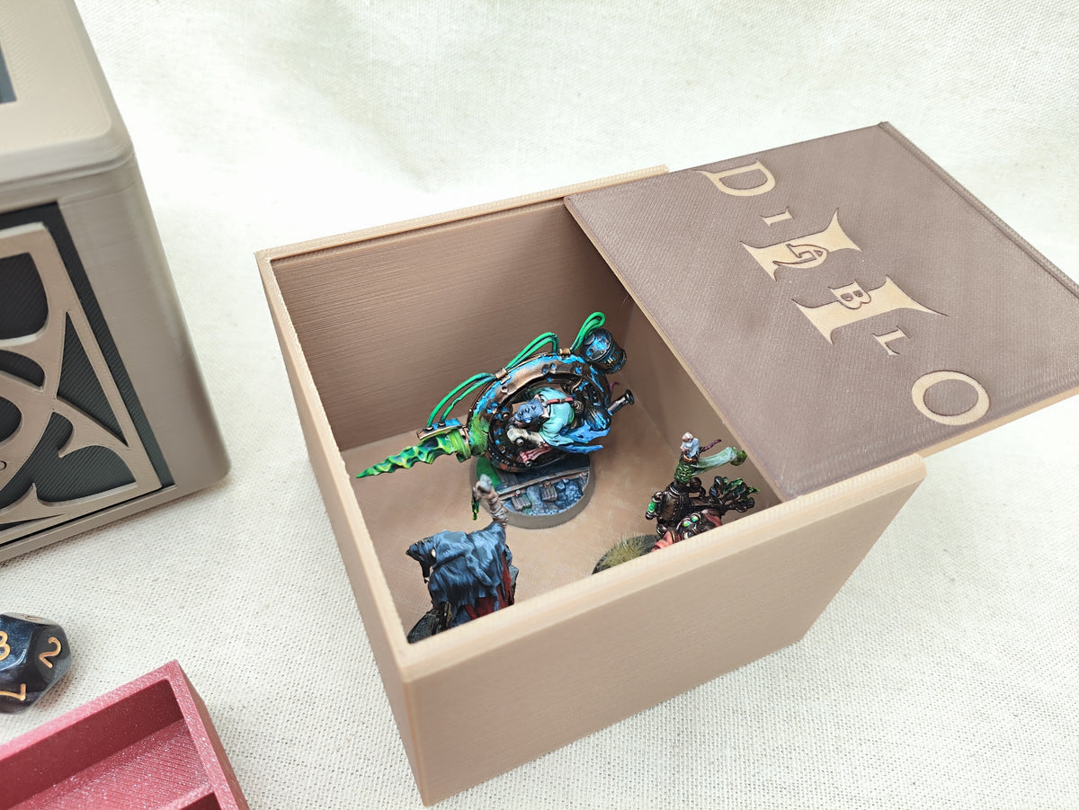 Caja para cartas decorativa TCG - Caja demónica