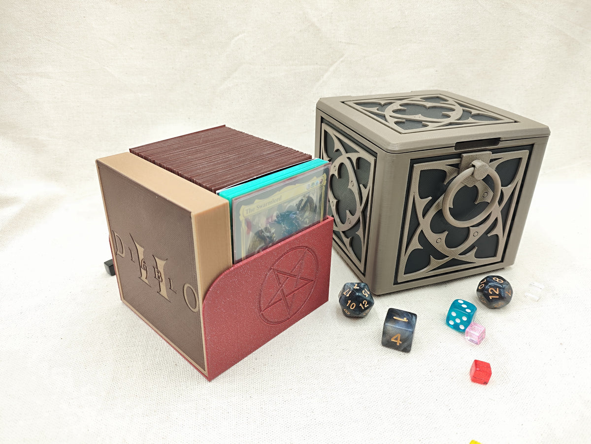 Caja para cartas decorativa TCG - Caja demónica