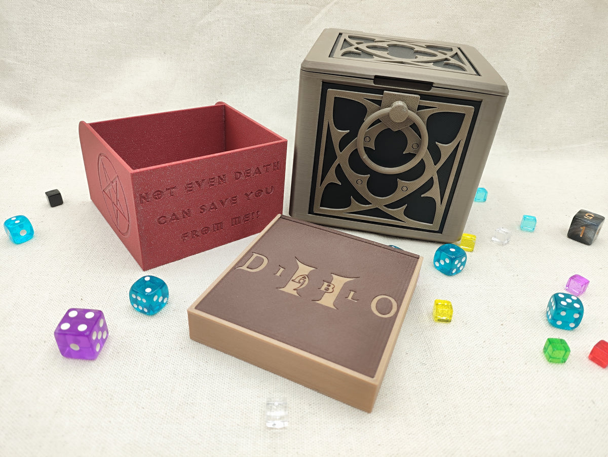 Caja para cartas decorativa TCG - Caja demónica