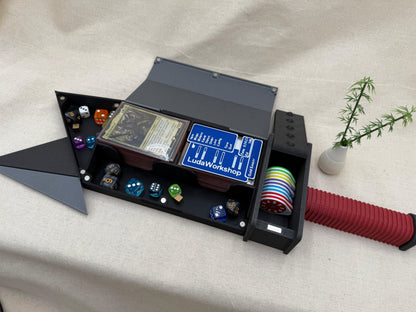 Caja para cartas decorativa TCG - Espada Ancha